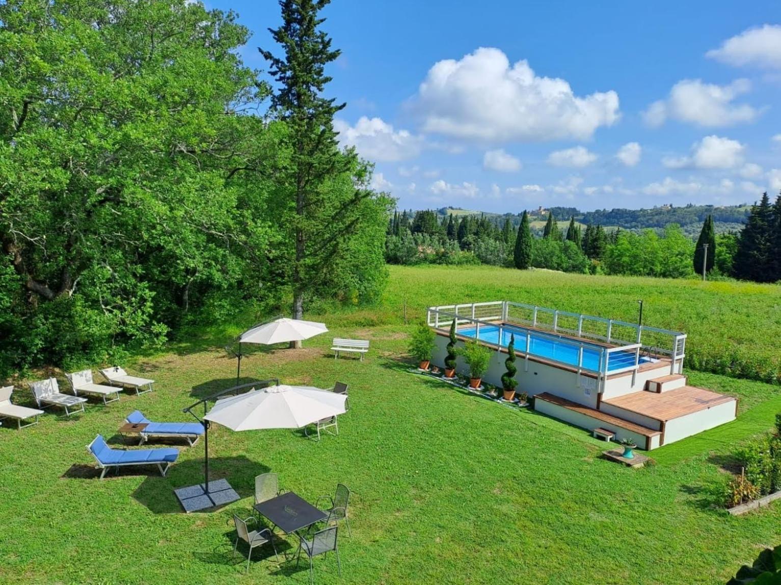 Villa Albertina Montespertoli Bagian luar foto